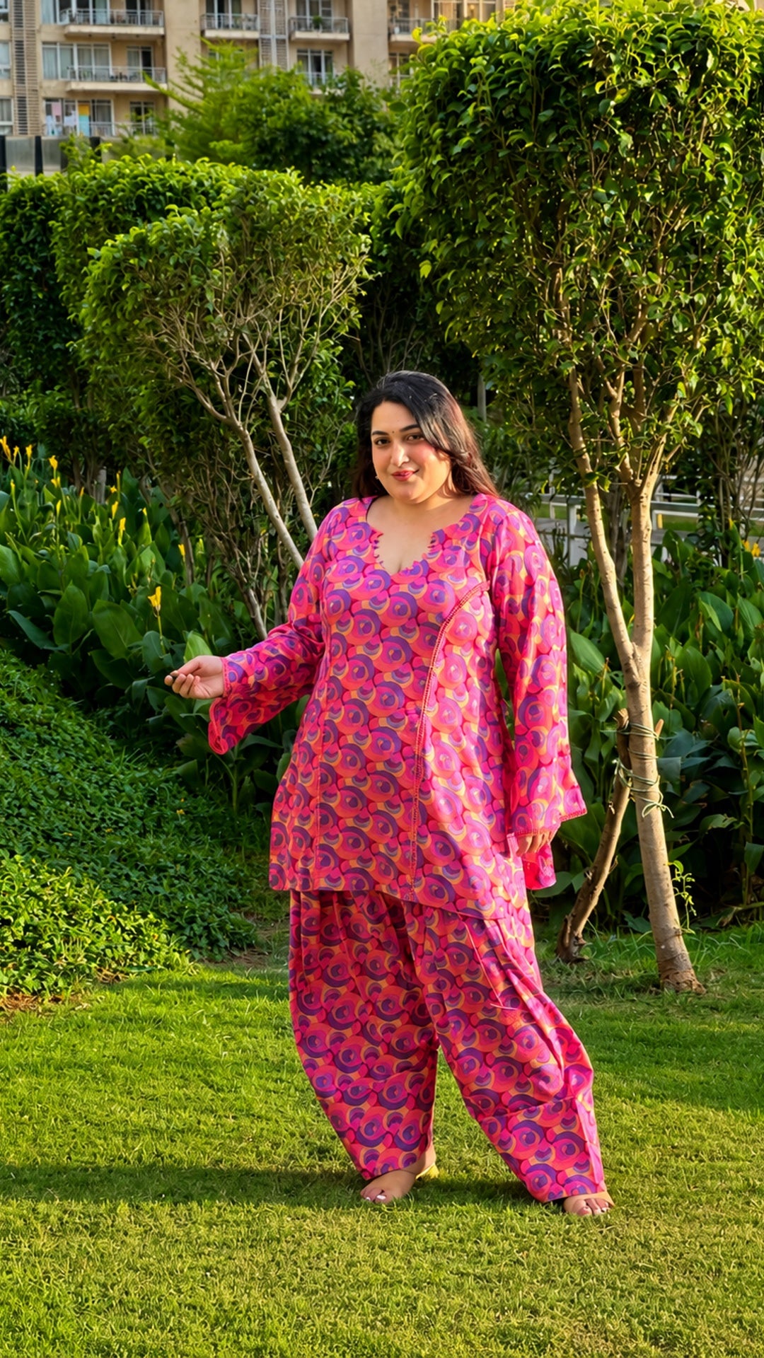Gulabi Farshi Co-ord Set